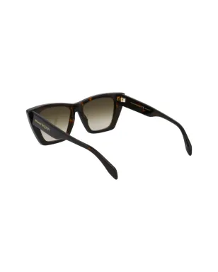 Alexander McQueen Eyewear tortoiseshell cat-eye sunglasses - Brown - サムネイル4