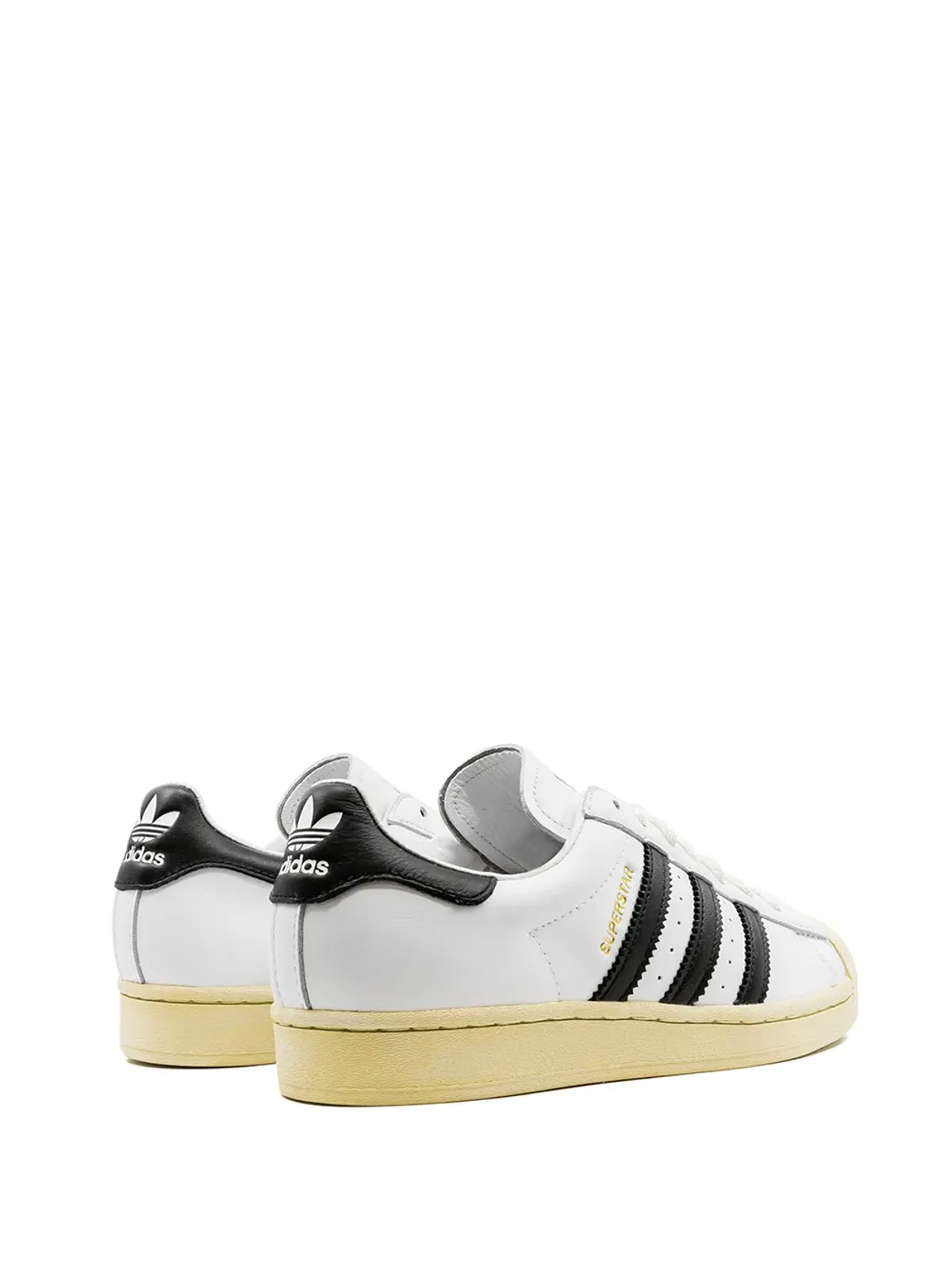 adidas スーパースター プレミアム ホワイト/ブラック スニーカー - 画像3