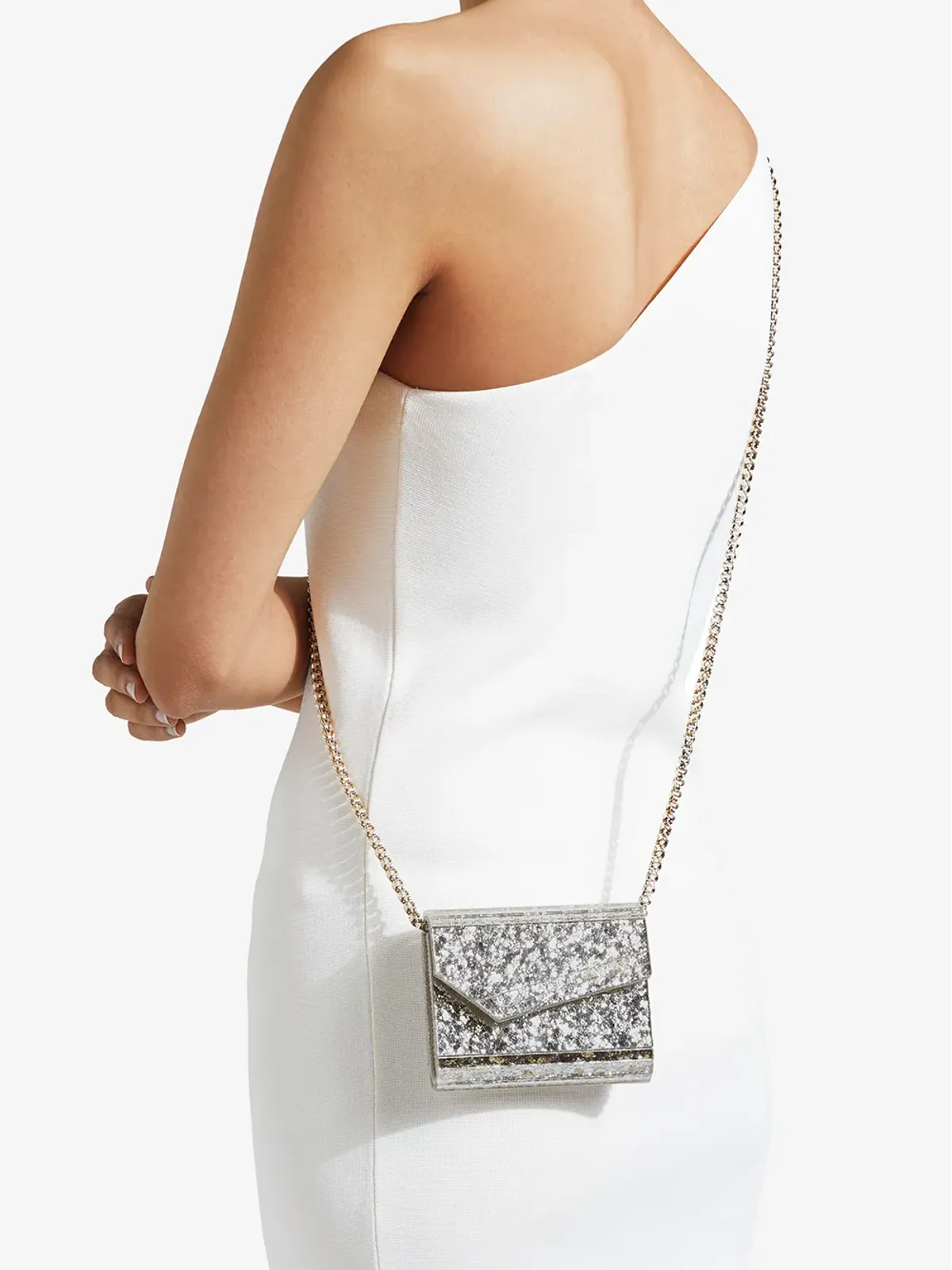 Jimmy Choo キャンディーグリッター クラッチバッグ - グレー - 画像2