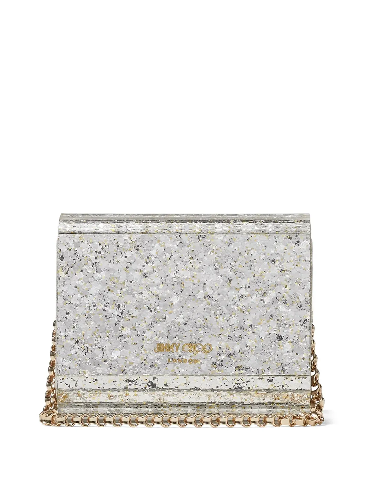Jimmy Choo キャンディーグリッター クラッチバッグ - グレー - 画像3