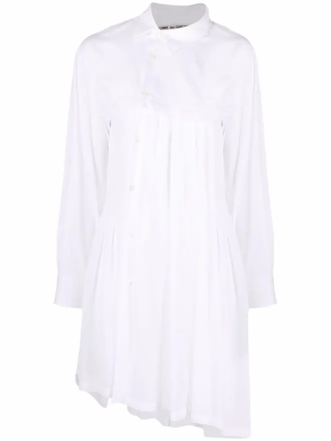 Comme des Garçons Comme Des Garçons アシンメトリックプリーツシャツの商品画像