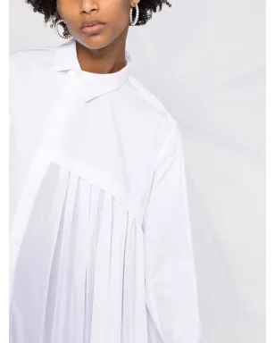 Comme Des Garçons アシンメトリックプリーツシャツ - サムネイル5