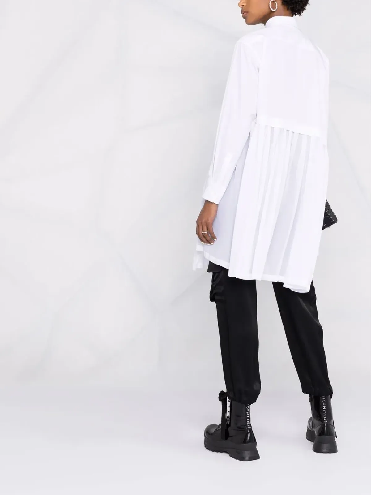 Comme Des Garçons アシンメトリックプリーツシャツ - 画像4