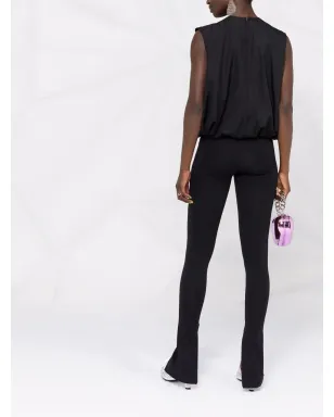 Noir Kei Ninomiya パール装飾のシャーリング ブラウス - サムネイル4
