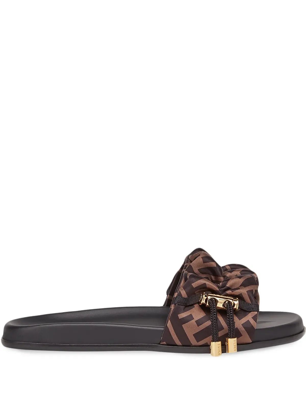 FENDI FFロゴ入りトグル式スライドサンダル - 画像1