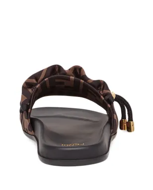 FENDI FFロゴ入りトグル式スライドサンダル - サムネイル3