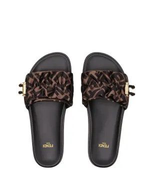 FENDI FFロゴ入りトグル式スライドサンダル - サムネイル4