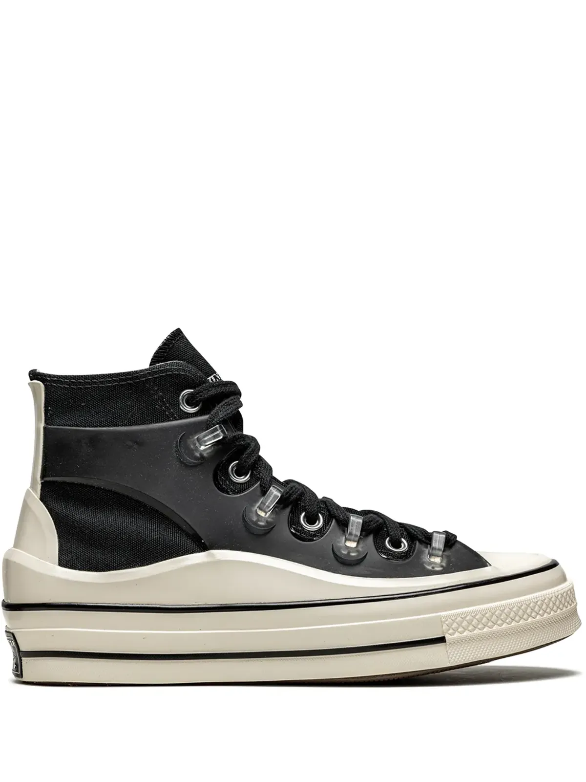 Converse Chuck 70 ユーティリティウェーブ Hi ブラック スニーカー - 画像1