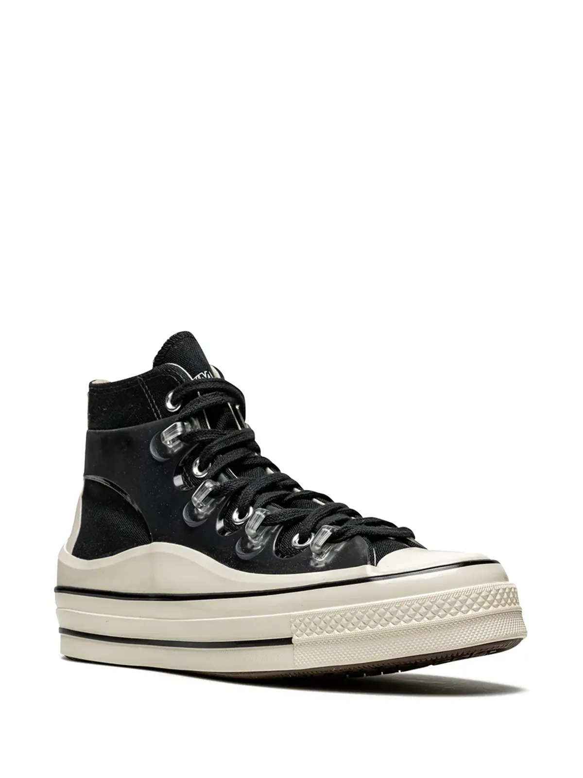 Converse Chuck 70 ユーティリティウェーブ Hi ブラック スニーカー - 画像2