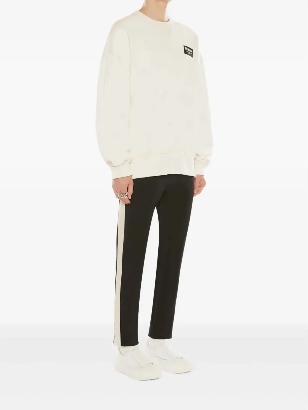 Alexander McQueen サイドストライプ トラックパンツ - 画像3