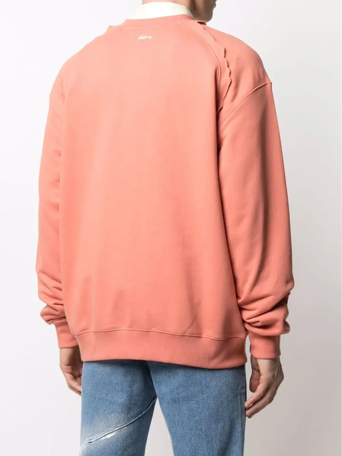 Ader Error Kaput 刺繍ロゴ入りコットン スウェットシャツ - ピンク - 画像5