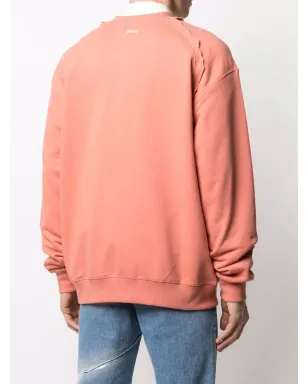 Ader Error Kaput 刺繍ロゴ入りコットン スウェットシャツ - ピンク - サムネイル5