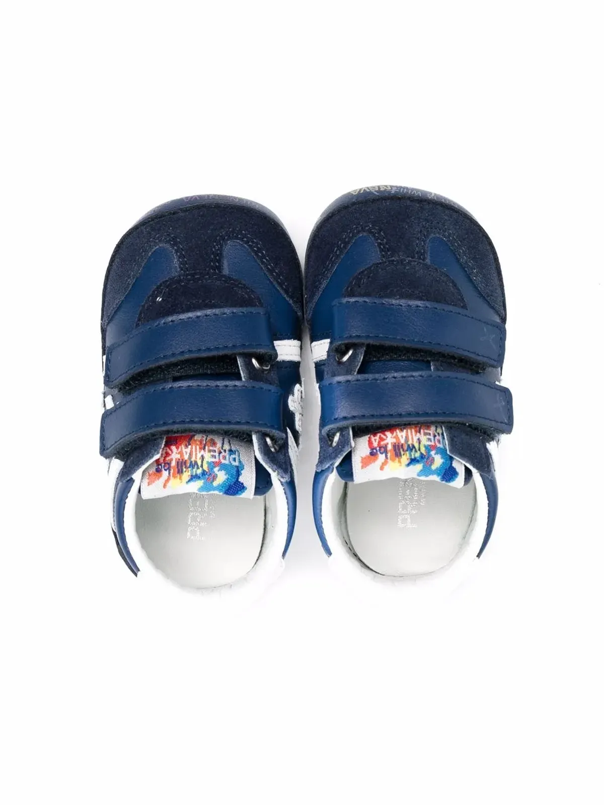 Premiata Kids Andy touch-strap sneakers - Blue - 画像3