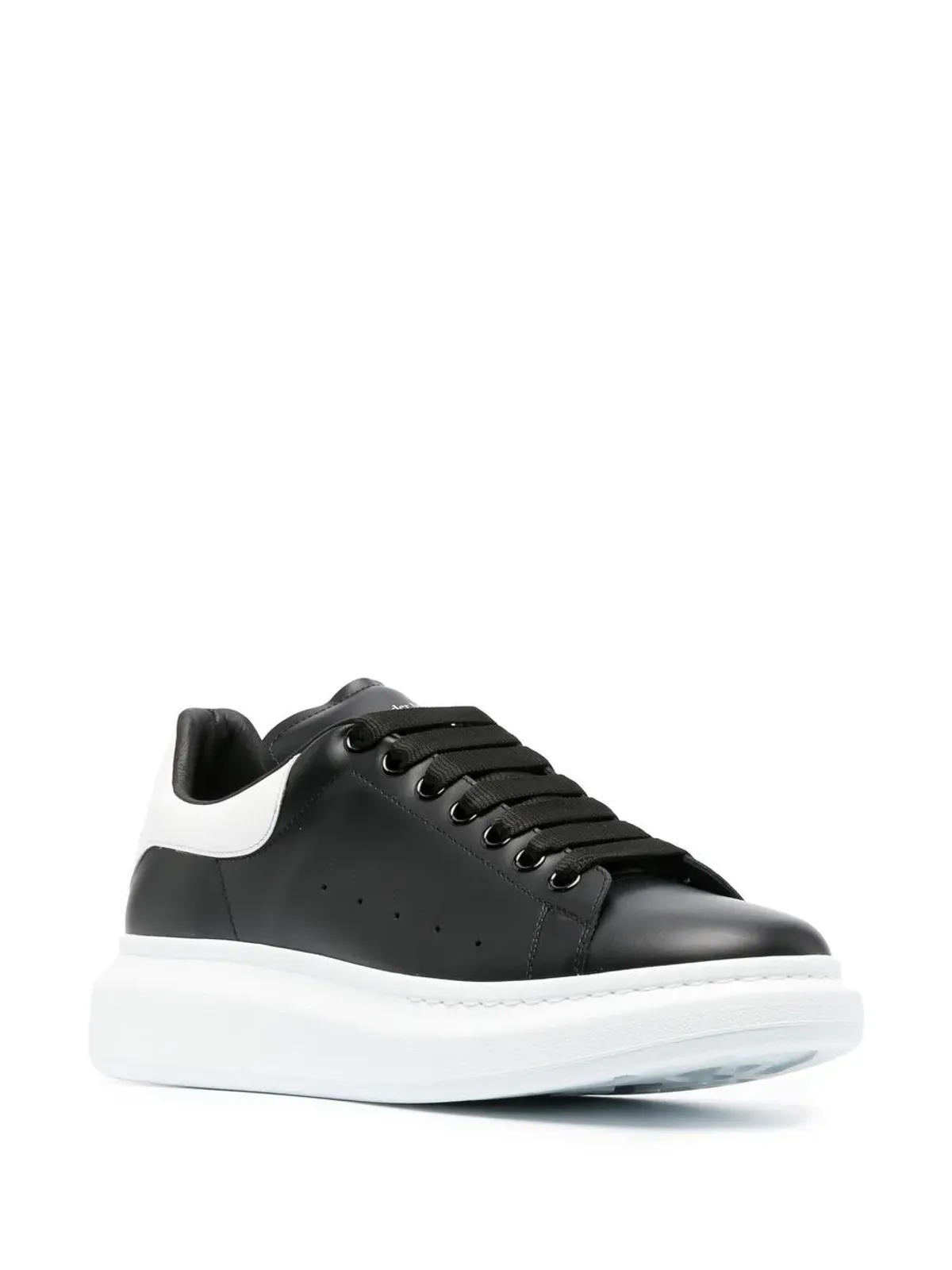 Alexander McQueen オーバーサイズ カラーブロック スニーカー ブラック - 画像2