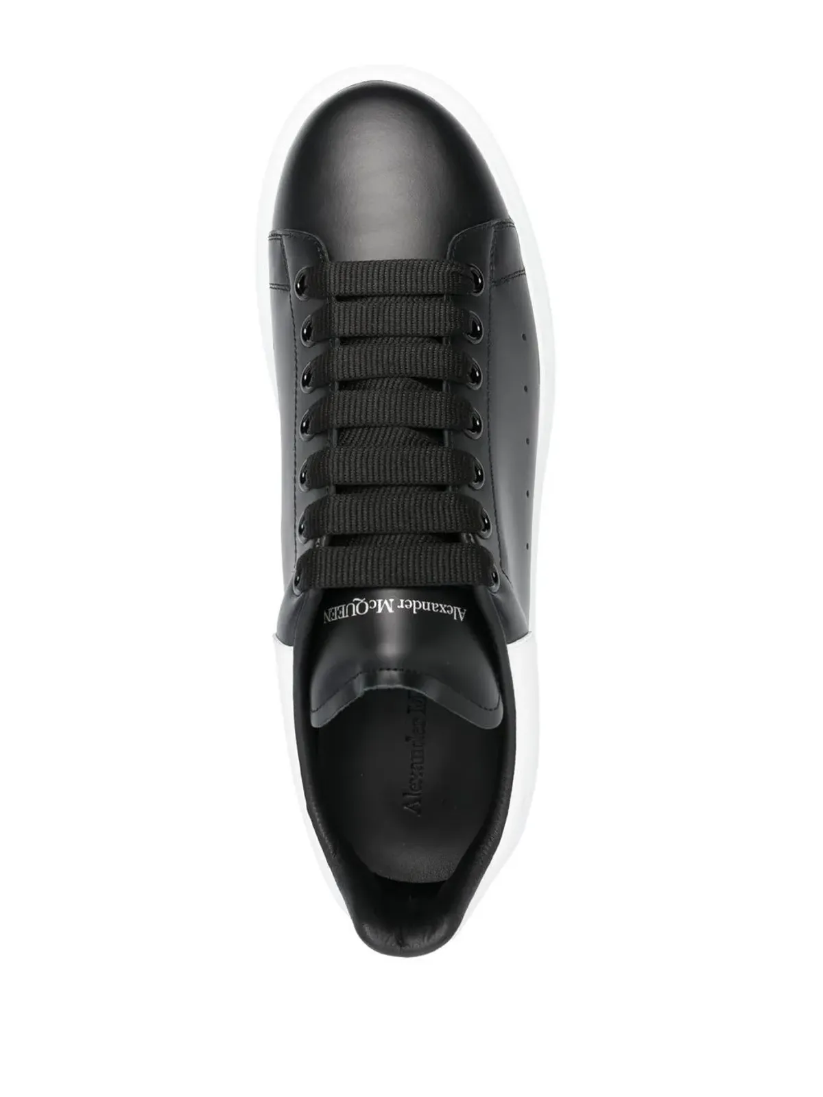 Alexander McQueen オーバーサイズ カラーブロック スニーカー ブラック - 画像4