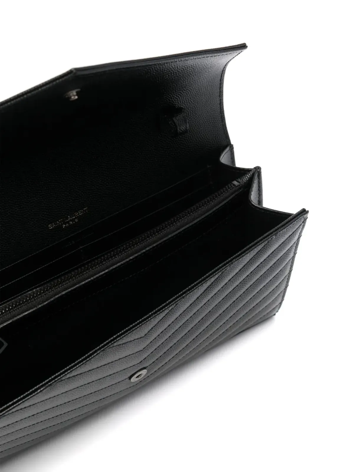 Saint Laurent クラシック・カサンドレ・チェーンウォレット - ブラック - 画像5