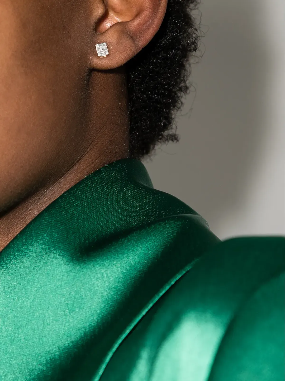 Adina Reyter 14K イエローゴールド ダイヤモンド スタッドピアス - 画像4