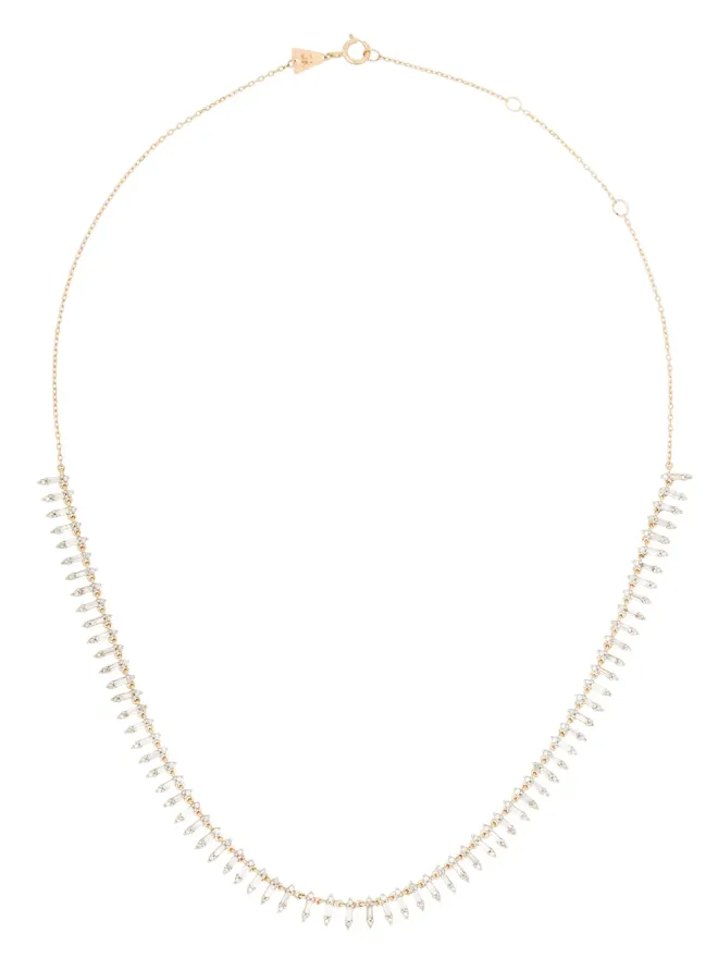 Adina Reyter Adina Reyter アディナ レイター 14K イエローゴールド ハーフリヴィエラ ダイヤモンド ネックレスの商品画像