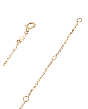 Adina Reyter アディナ レイター 14K イエローゴールド ハーフリヴィエラ ダイヤモンド ネックレス - サムネイル4
