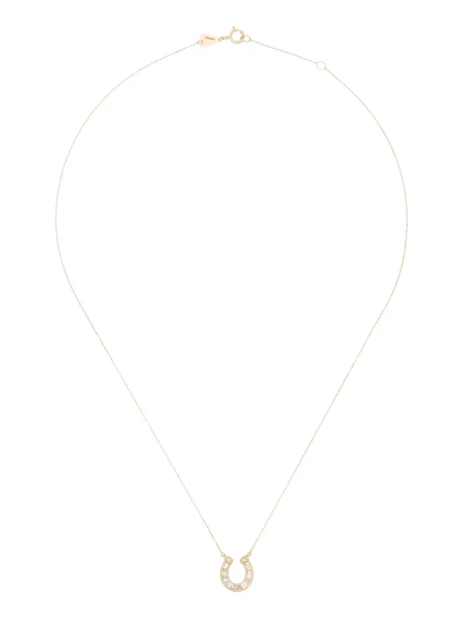 Adina Reyter Adina Reyter 14K イエローゴールド ダイヤモンド ホースシュー ネックレスの商品画像