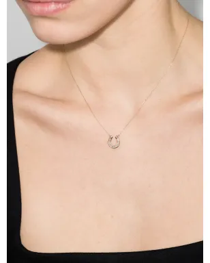 Adina Reyter 14K イエローゴールド ダイヤモンド ホースシュー ネックレス - サムネイル5