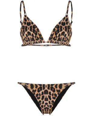 Noire Swimwear ヒョウ柄タンニングビキニ - サムネイル1