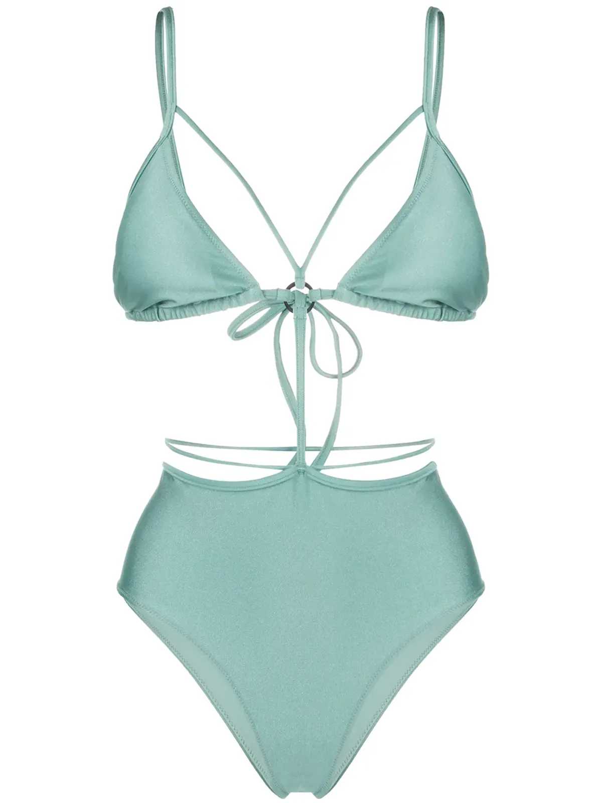Noire Swimwear Temptation monokini - Green - 画像1