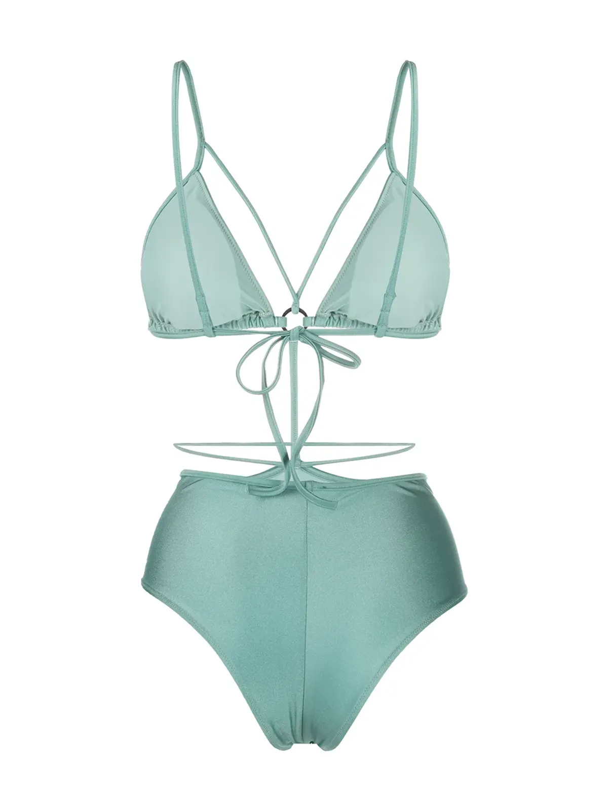 Noire Swimwear Temptation monokini - Green - 画像2
