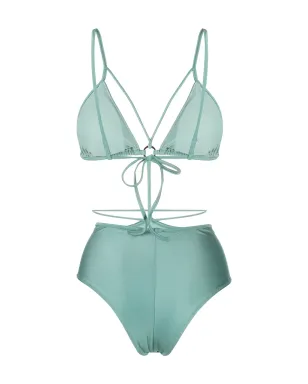 Noire Swimwear Temptation monokini - Green - サムネイル2