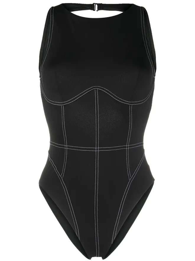 Noire Swimwear Noire Swimwear オープンバックのワンピース水着の商品画像