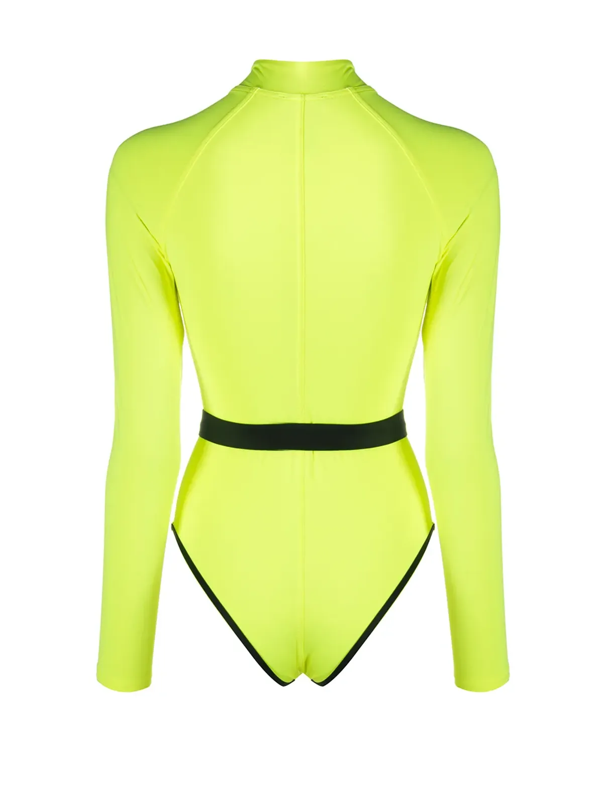 Noire Swimwear 長袖ワンピース水着 - イエロー - 画像2