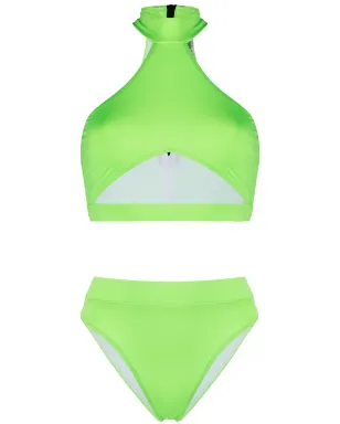 Noire Swimwear Bahamasカットアウトツーピースビキニ - サムネイル1