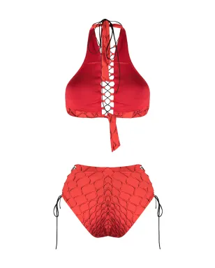 Noire Swimwear アディクテッド・スネークスキン柄ビキニ - サムネイル2