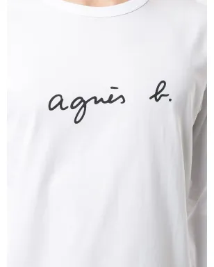 agnès b. ロゴプリント コットン Tシャツ - サムネイル5