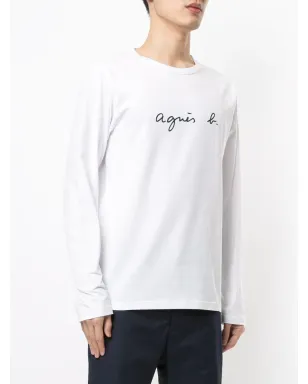 agnès b. ロゴプリント コットン Tシャツ - サムネイル3