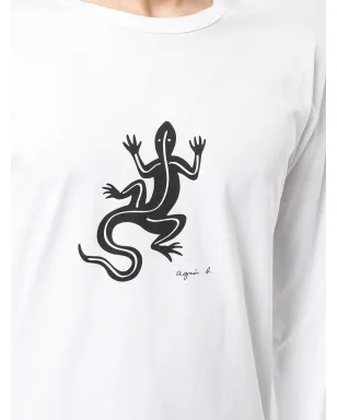 agnès b. リザード柄プリント Tシャツ - サムネイル5