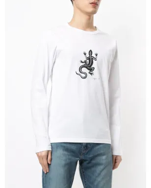 agnès b. リザード柄プリント Tシャツ - サムネイル3