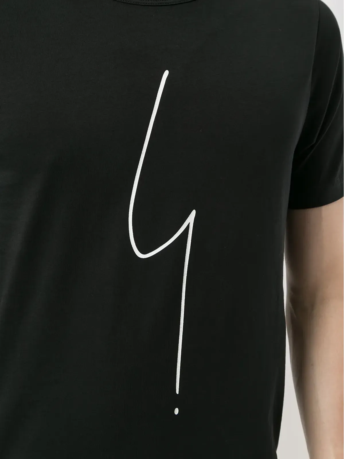 agnès b. scribble-print コットン Tシャツ - ブラック - 画像5