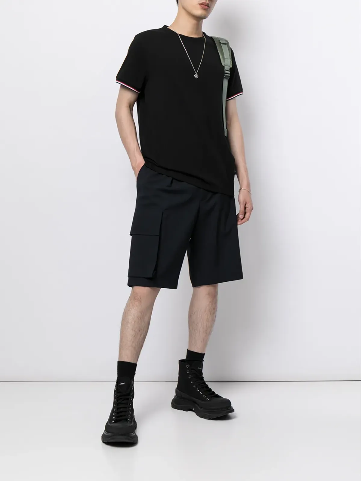 Moncler クルーネック ジャージー Tシャツ - 画像2