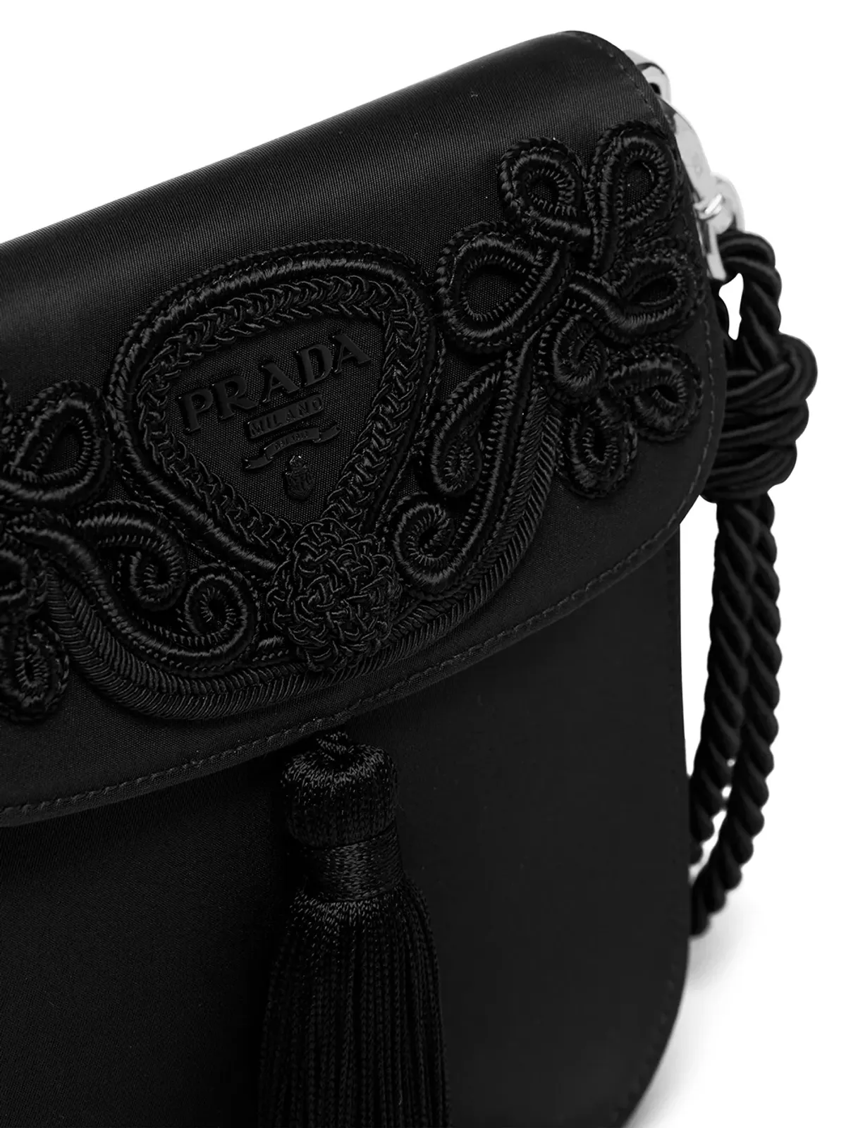 Prada 刺繍ロゴ ショルダーバッグ - 画像4