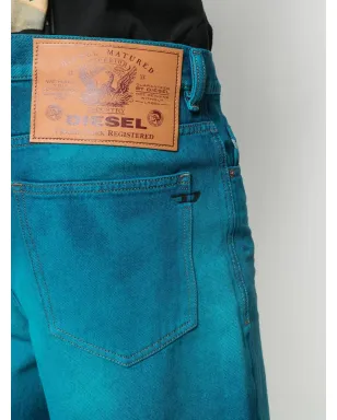Diesel レーザーエフェクトデニムショーツ - サムネイル5