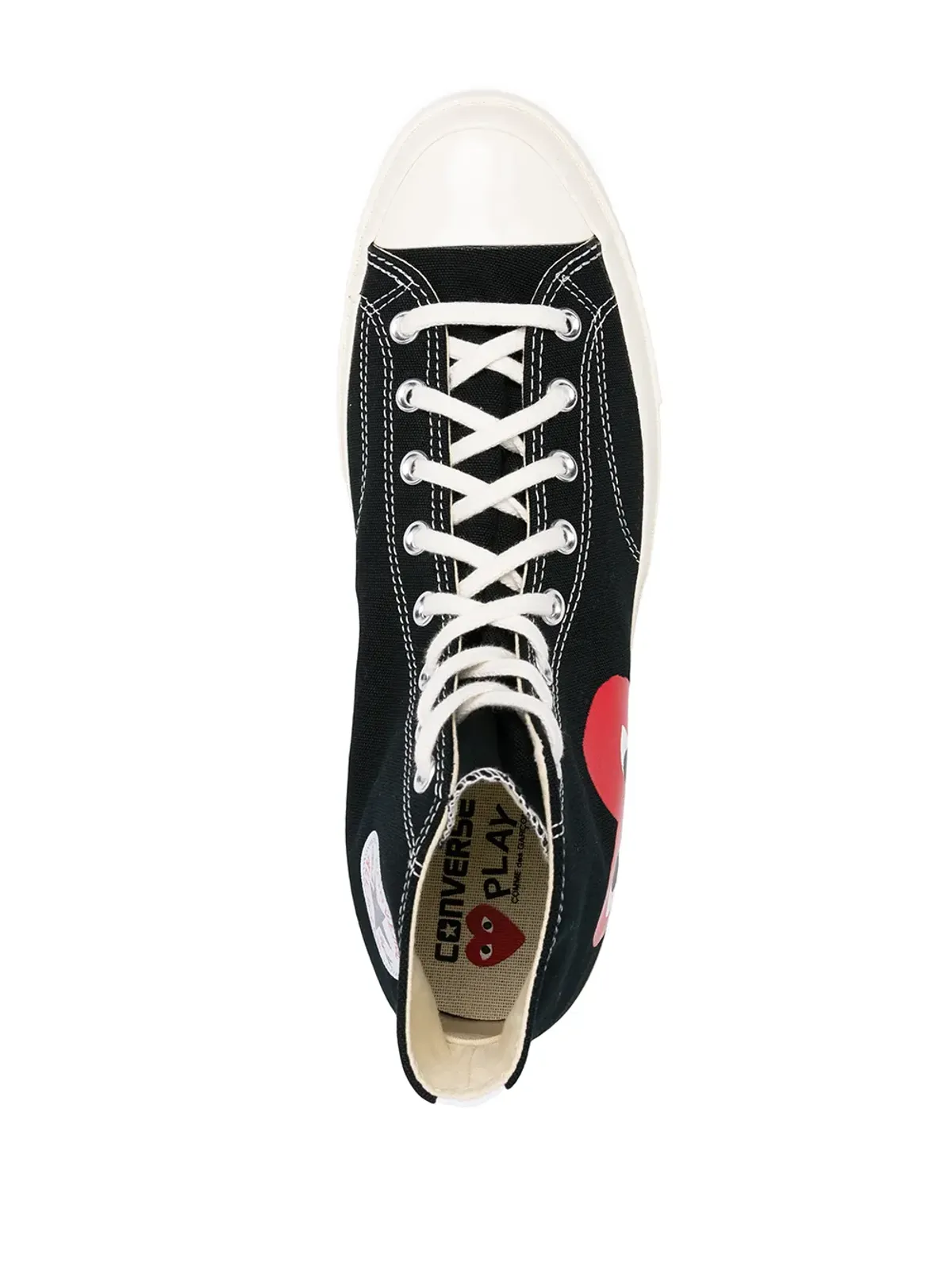 Comme Des Garçons Play x Converse ハイトップスニーカー - 画像4