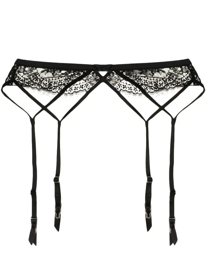 fleur du mal Fleur Du Mal Frankie レースストラッピーガーター - ブラックの商品画像