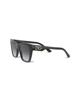 Dolce & Gabbana Eyewear ロゴディテールのスクエアフレーム サングラス - サムネイル2