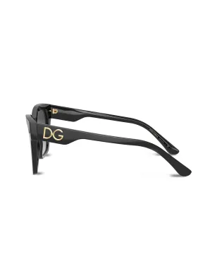 Dolce & Gabbana Eyewear ロゴディテールのスクエアフレーム サングラス - サムネイル3