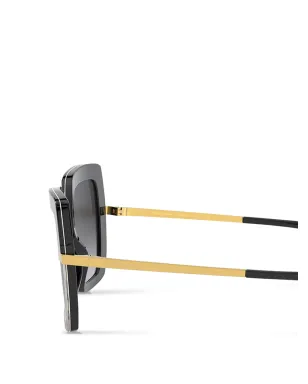Dolce & Gabbana Eyewear ハーフプリントスクエアフレーム サングラス - サムネイル3