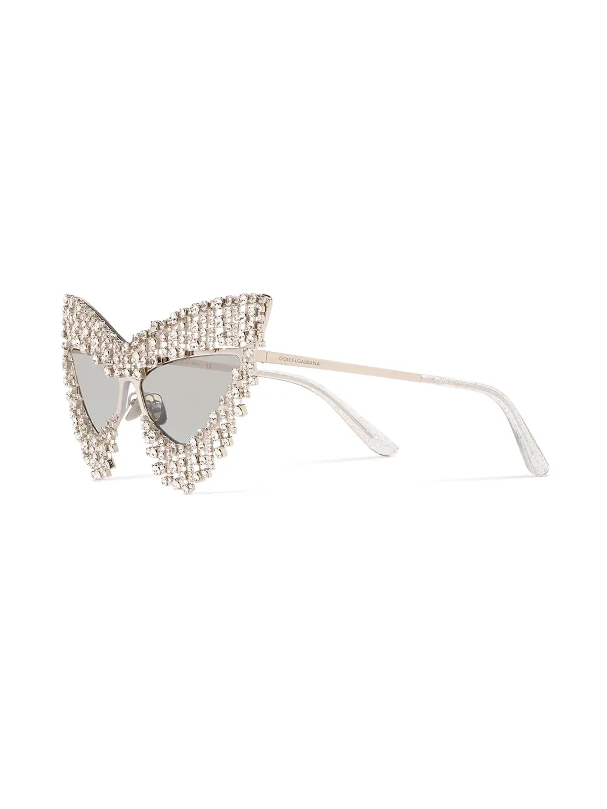 Dolce & Gabbana Eyewear クリスタル装飾のキャットアイサングラス - 画像2