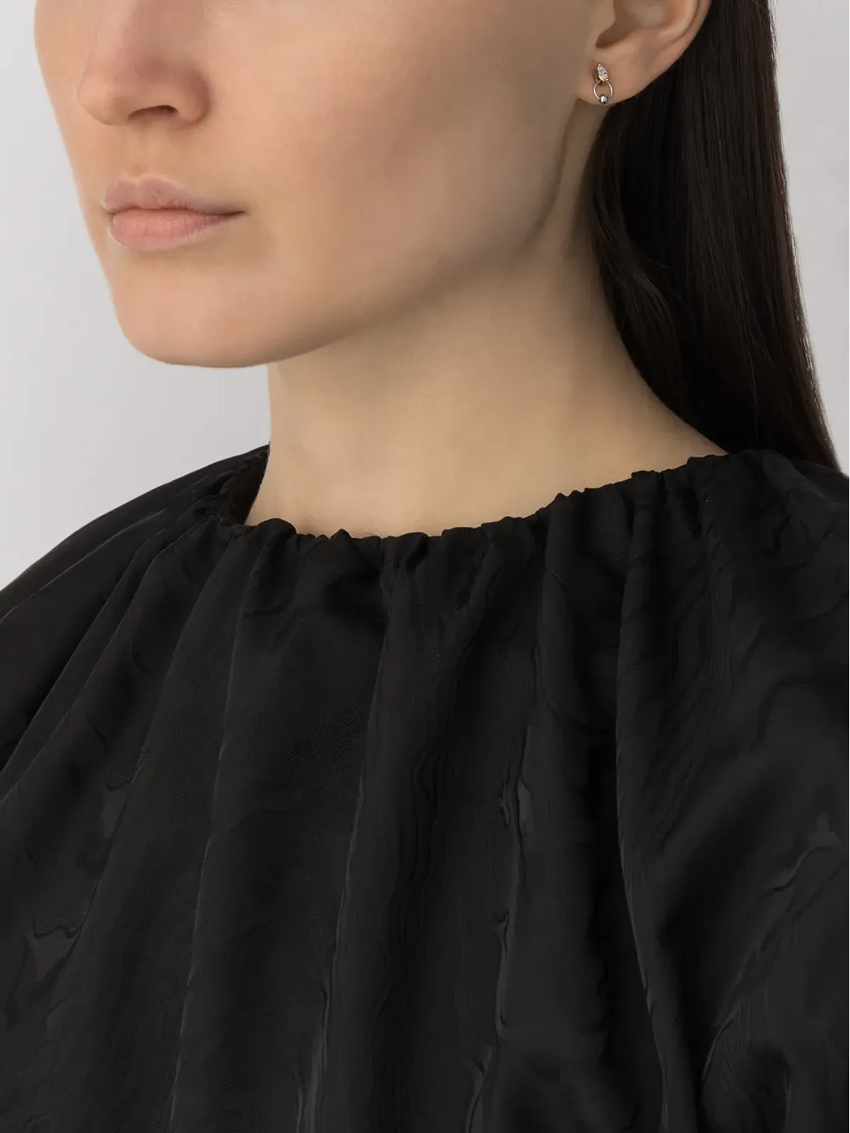 Delfina Delettrez 18K イエローゴールド ダイヤモンド ツーインワン ピアス - 画像2