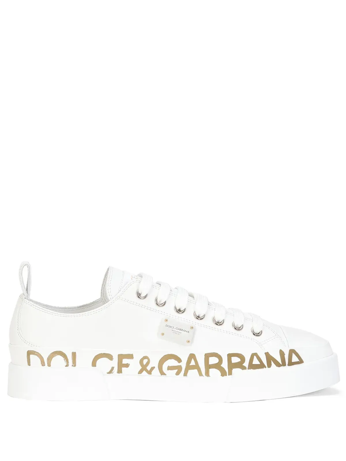 Dolce & Gabbana ロゴプリント ロー・トップスニーカー - 画像1