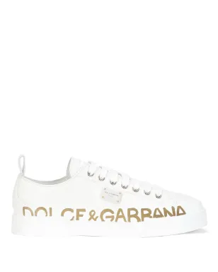 Dolce & Gabbana ロゴプリント ロー・トップスニーカー - サムネイル1